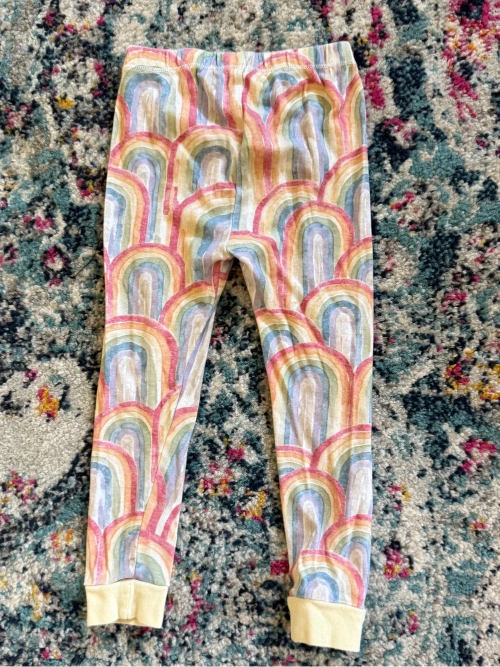 🌈 Burt’s Bees Organic Cotton Rainbow Pajamas
